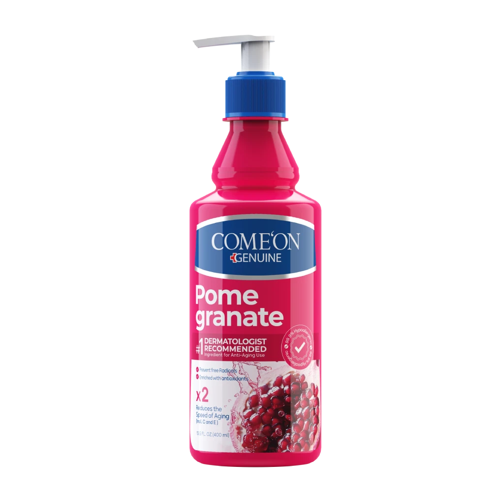 PomoGrante_Moisturizer_01 کرم پمپی 400 میل انار کامان - Image 1